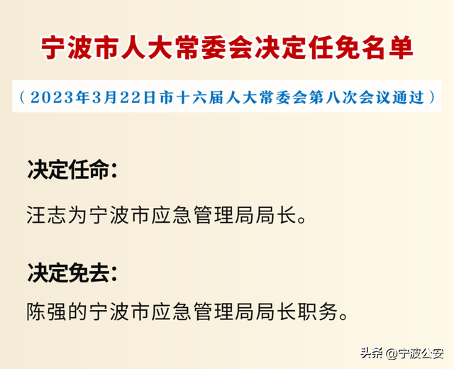 宁波最新人事任免动态与深远影响分析