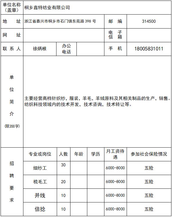 桐乡市市场监督管理局最新招聘公告概览